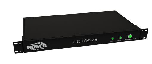 The GNSS-RAS-16 is active 1-to-16 signal splitter with 10dB gain